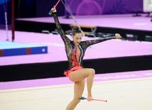 Avropa Oyunlarında bədii gimnastika üzrə fərdi yarışlar. Bakı, Azərbaycan, 19 iyun 2015